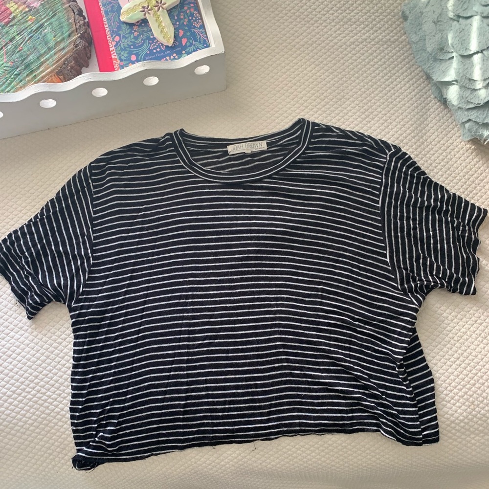 Joan Brown Cropped Shirt